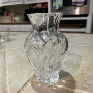 Elegant Small Crystal Vase